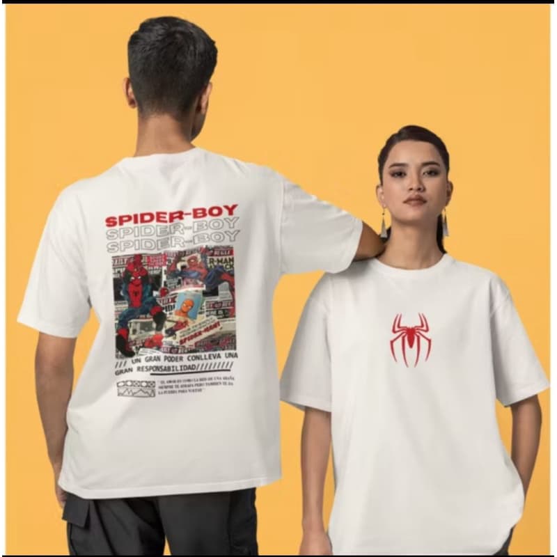 Camiseta Blusa Masculina Feminina Spider Man Spider Boy 100% Algodão Premium