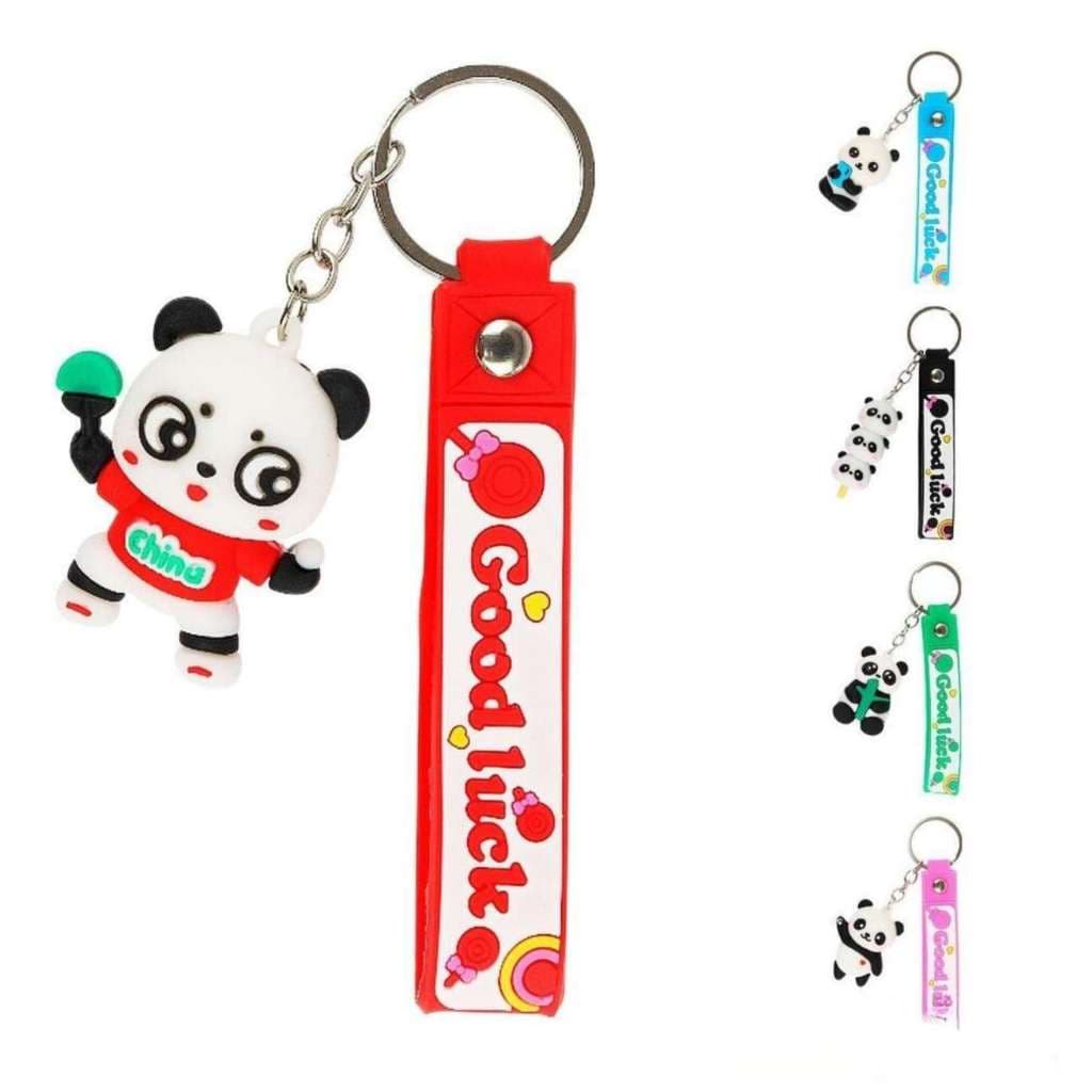 Chaveiro de Silicone Panda Fun