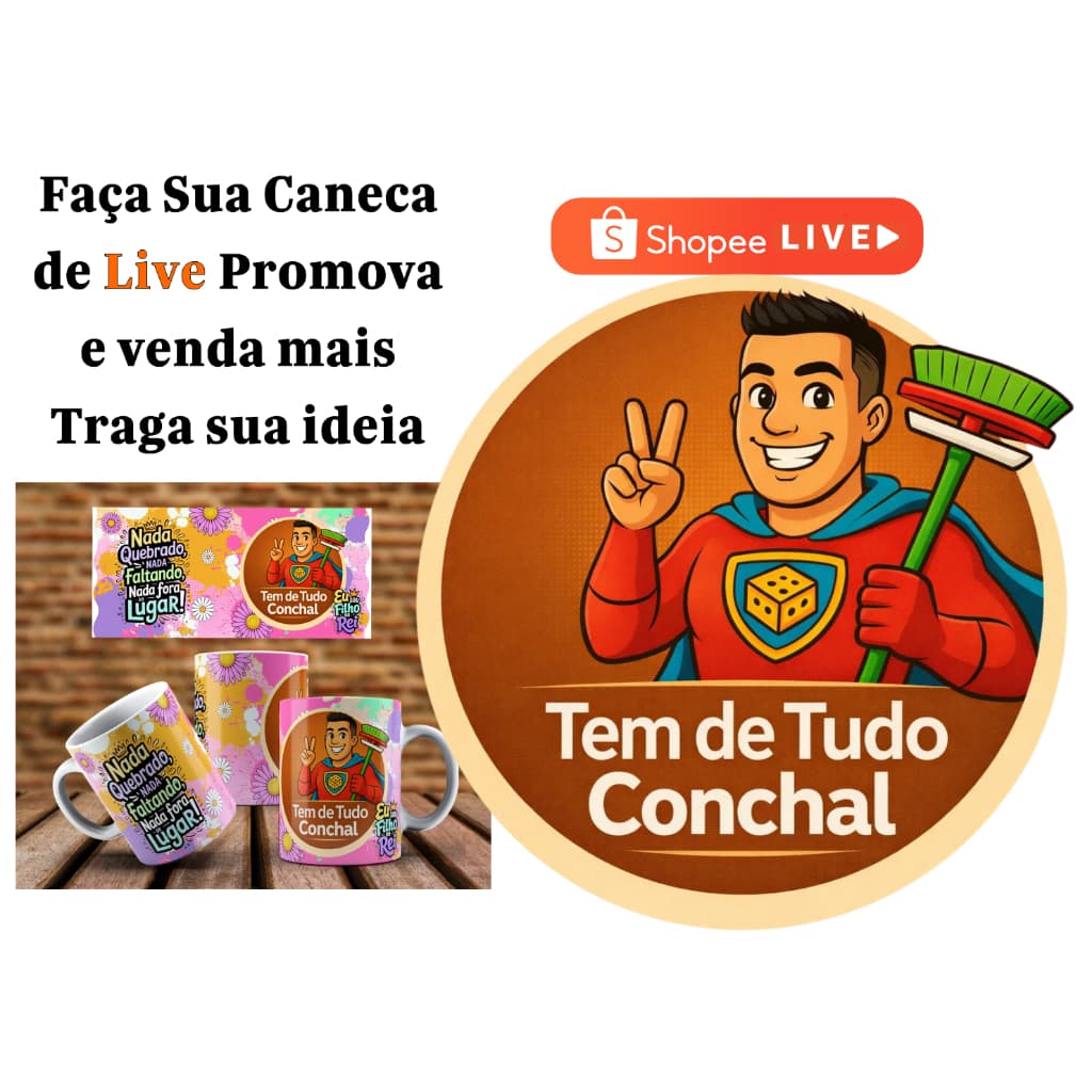 Caneca de Lives Conchal - CanecaPersonalizada