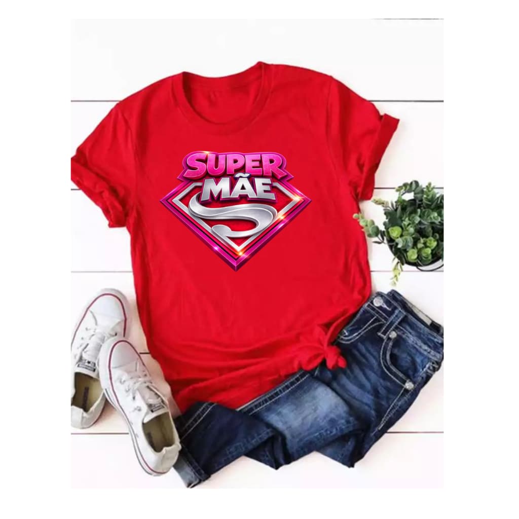 Camiseta Unissex “Super Mãe” – Especial Dia das Mães