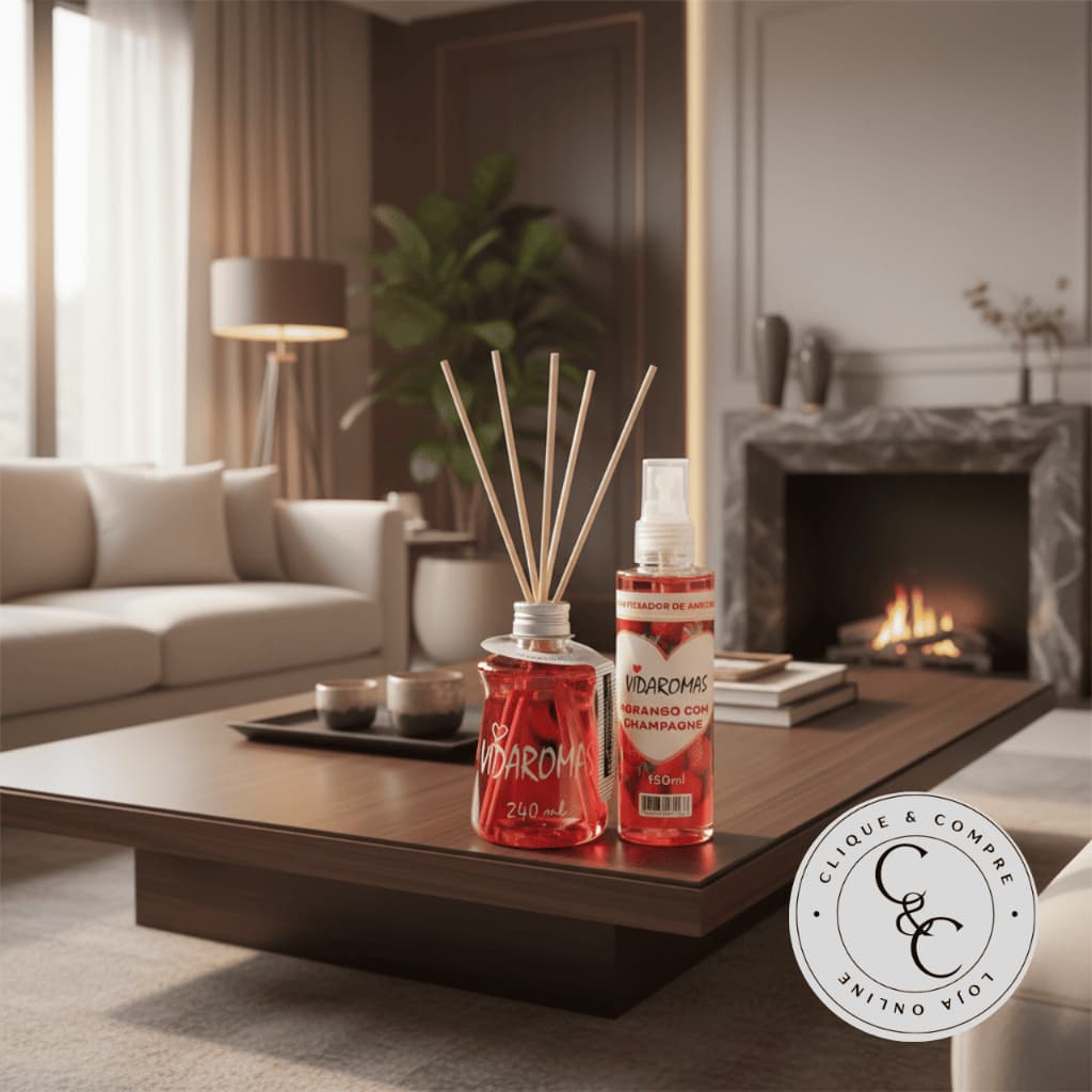 Kit Difusor de Vareta + Aromatizador Spray Vidaromas