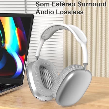 Fone de Ouvido Headphone Bluetooth com Cancelamento de Ativo de Ruído, Compatível com iOS e Android LEF-1005 Lehmox