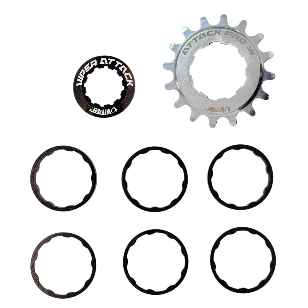 Kit Single Para Freeride Bmx Cassete Viper Cog 16 Dentes Cores