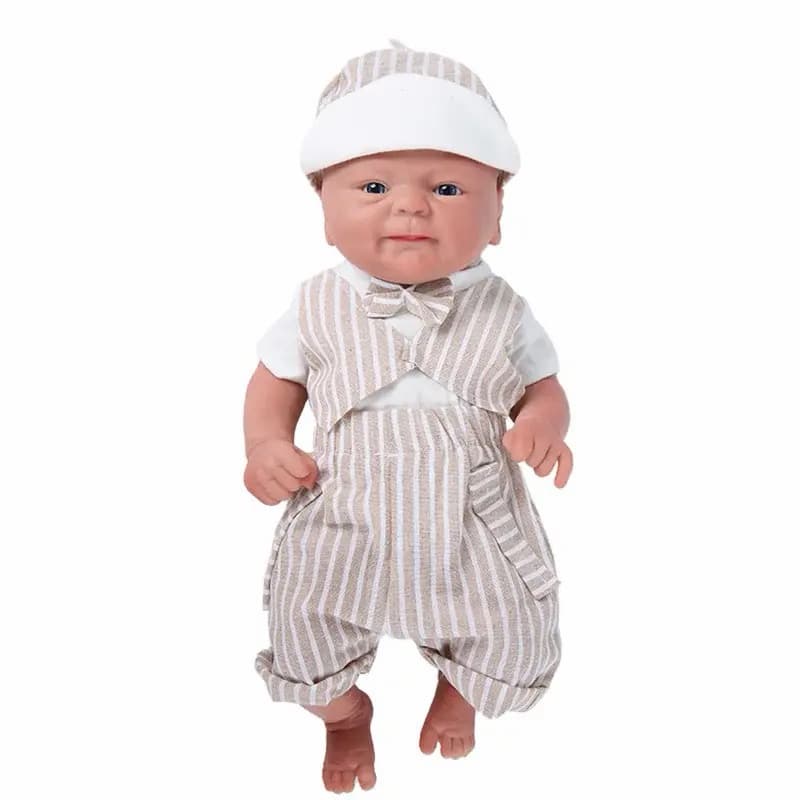 Ivita Boneco menino Reborn Silicone Realista  Presente Infantil Original