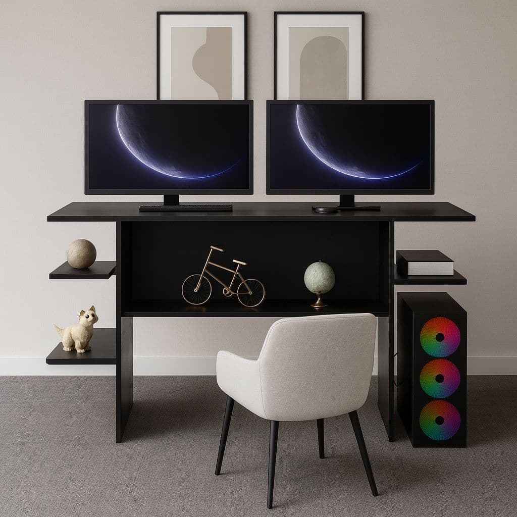 Mesa Gamer para Computador - ideal para uso em Espaço de Estudo