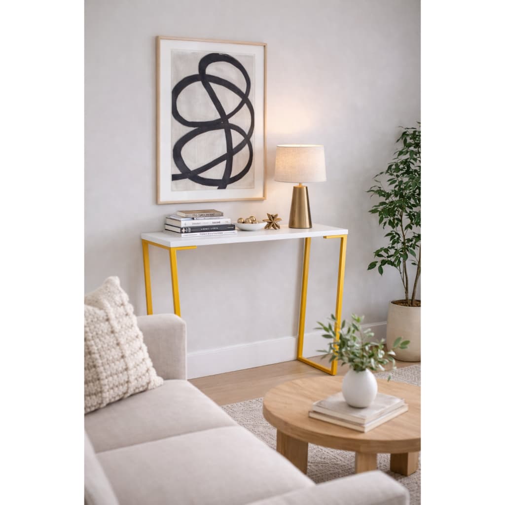 Aparador Metal Decorativo MDF Moderno Casa
