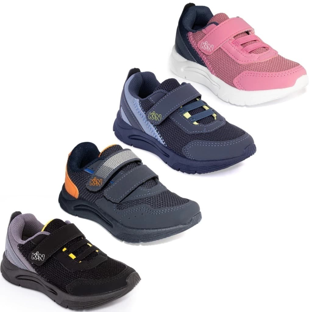Tênis Infantil Klin New Sport Conforto Escola Original Com Velcro