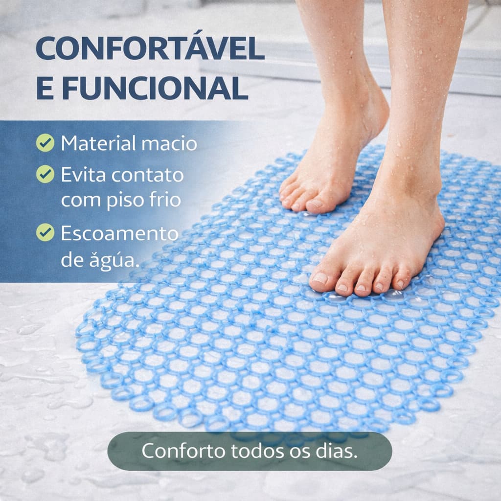 Tapete Silicone Para Banheiro
