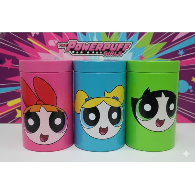 🌸✨ Kit Potes Personagens – Pote + Garrafa com Bico Flip /Conjunto com 3 Potes✨🌸