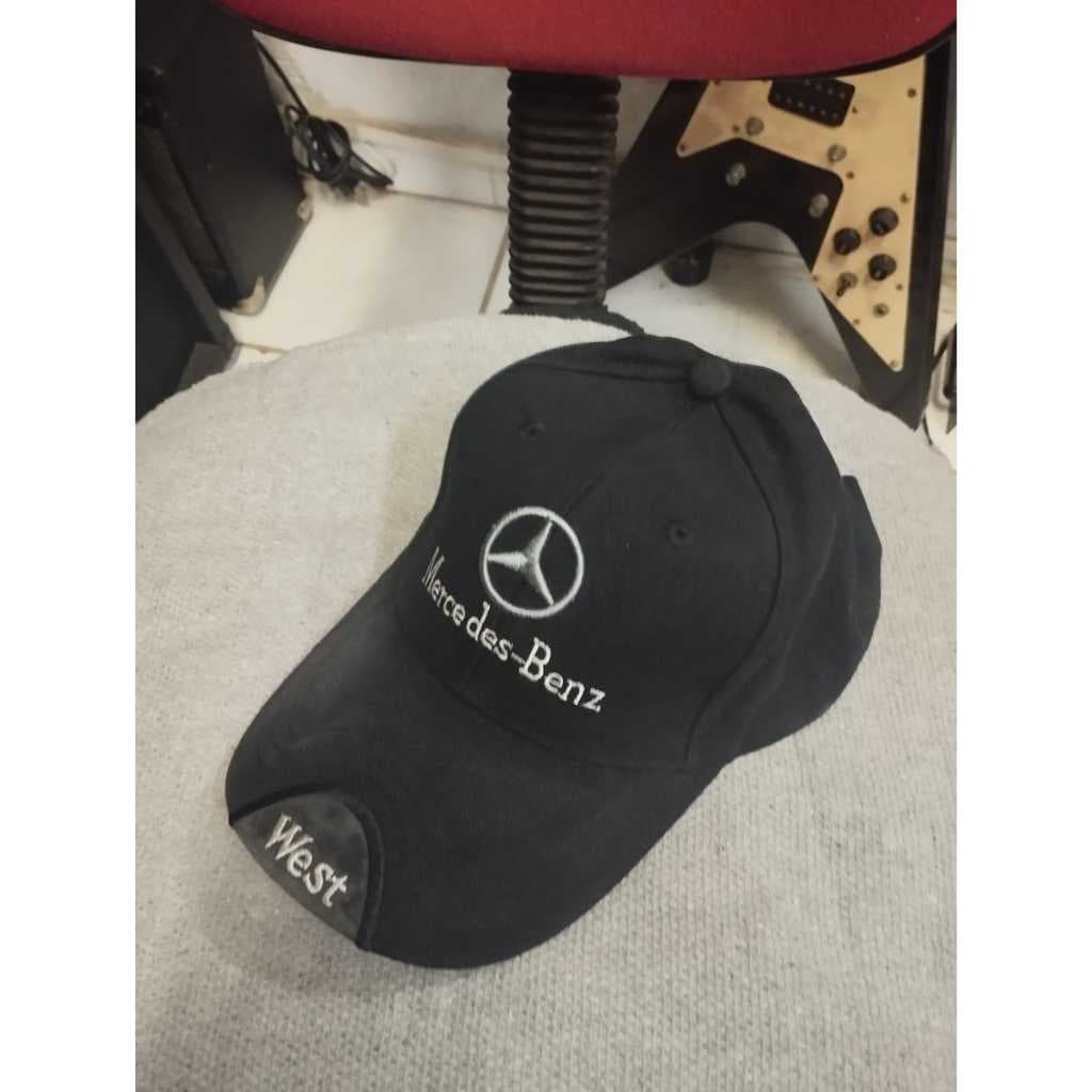 Boné Carro Mercedes Benz Escudo Roupa Acessório Moda Preto