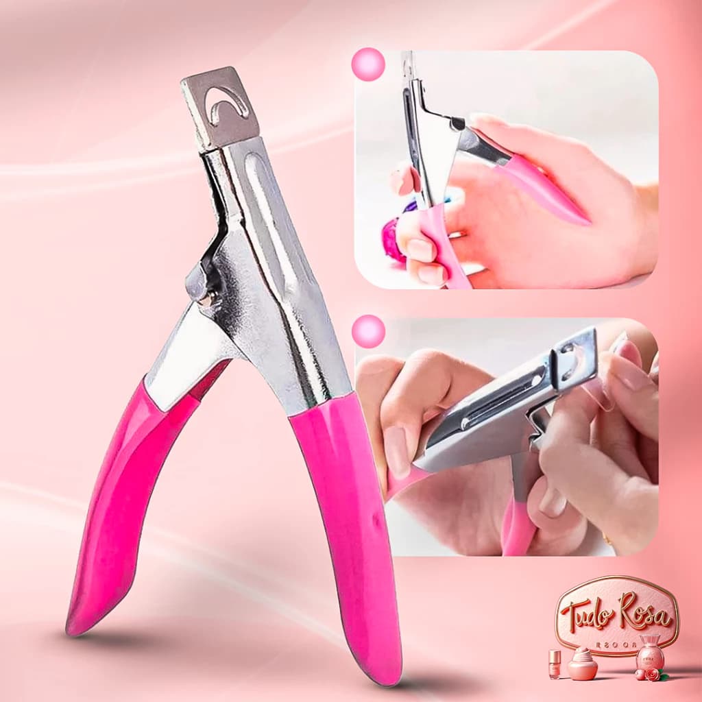 Alicate Cortador De Tips Unha Postiça Acrigel Alongamento De Unhas Profissional by x@t