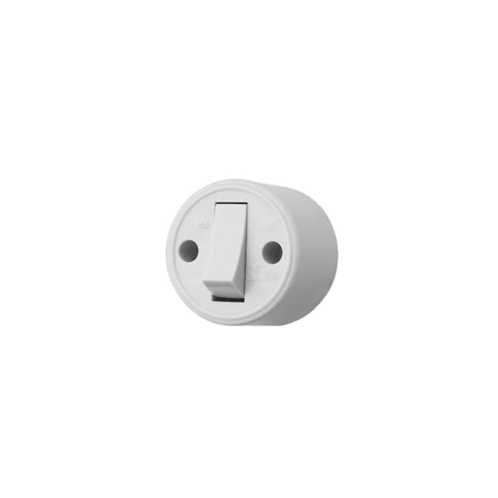 Interruptor externo ~ simples com caixa para sobrepor ~ madeira ou parede fácil instalação ~ unidade