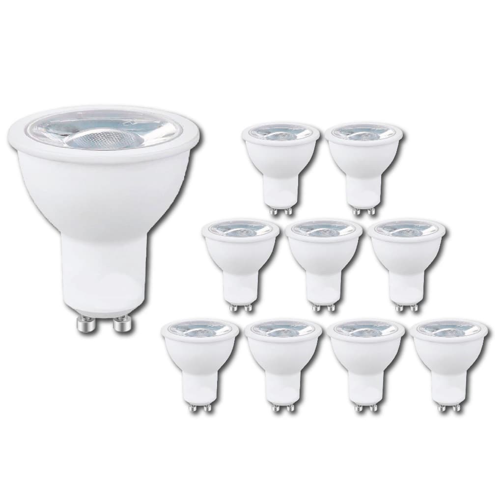 kit 10 Lampada dicroica led 4,8w/7w mr16 gu10 3000k 4000k 6000k para spot Bivolt