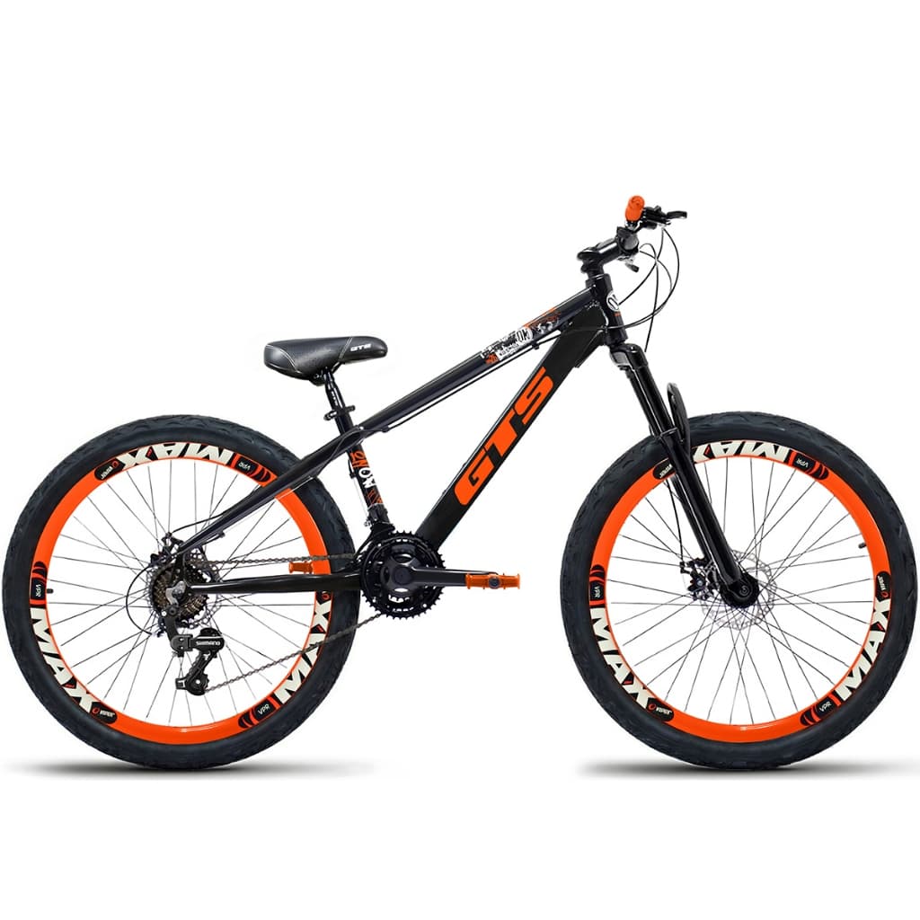 Bicicleta De Grau Gts On Freeride 21v Aro 26 Câmbios Shimano
