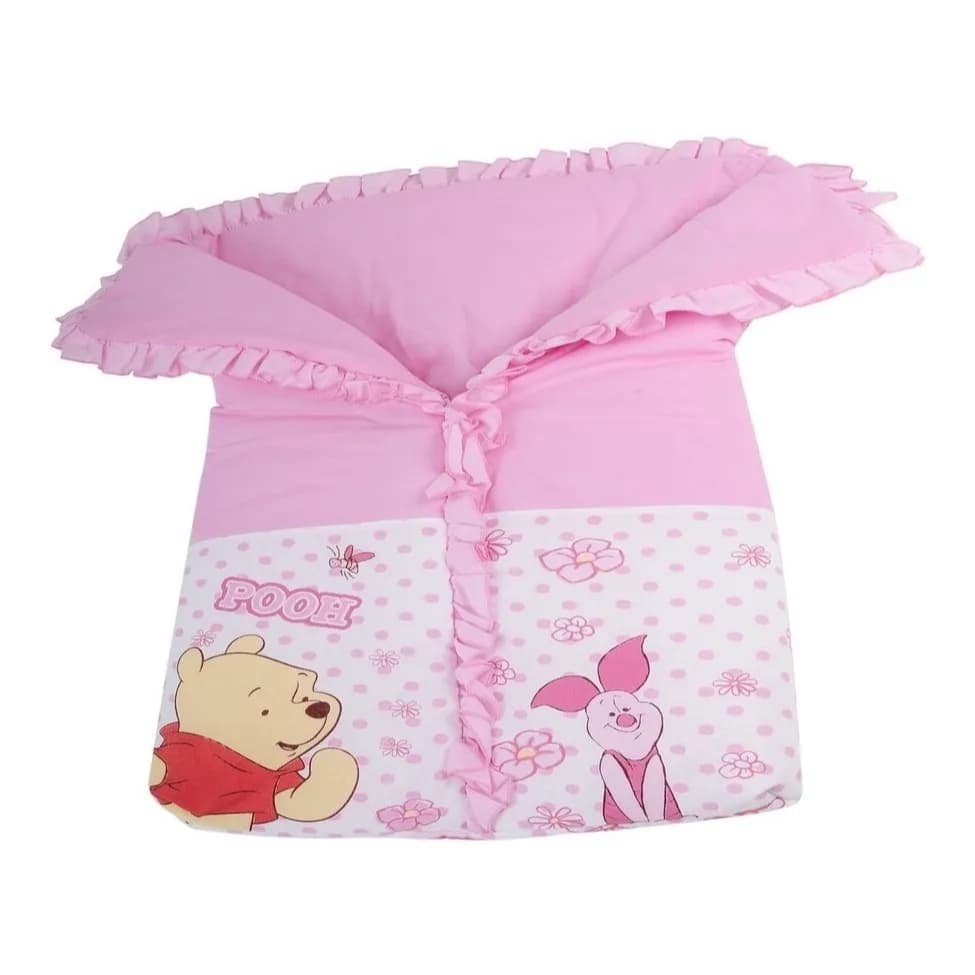 Saco Carregar Bebê Menino 100% Algodão - Porta Bebê Dormir Bordado Azul bebe e branco 100% Algodão Azul Saquinho Bebe