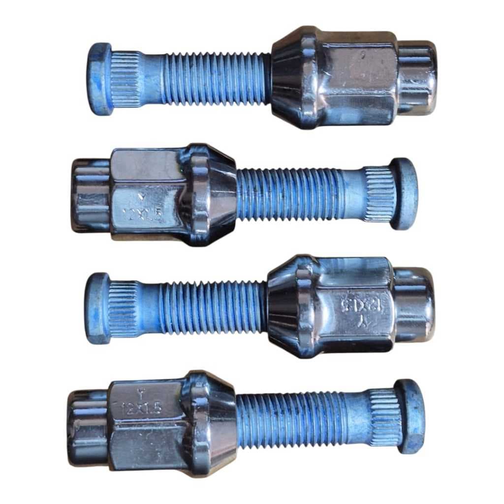 4 Prisioneiro + 4 Porcas Onix Prisma Cobalt Cruze Spin Captiva Tracker