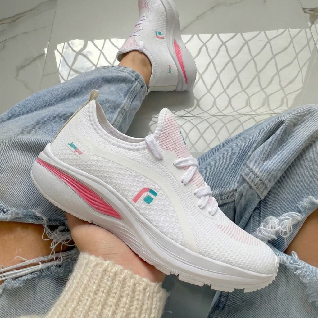 Tênis Feminino Confortável para Academia e Caminhada Ideal Para o Dia a Dia - Jumper