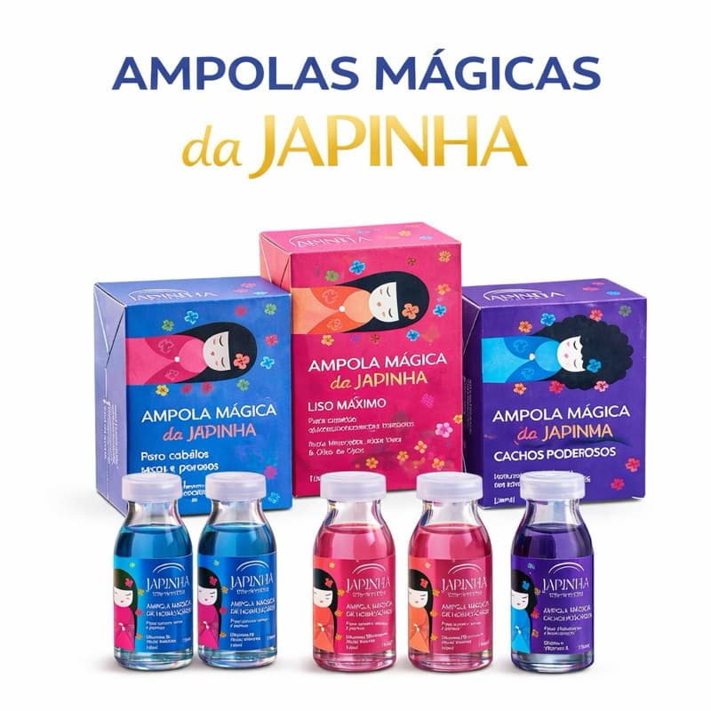 Ampola Mágica Japinha – Kit com 3/6 Unidades | Atacado Original