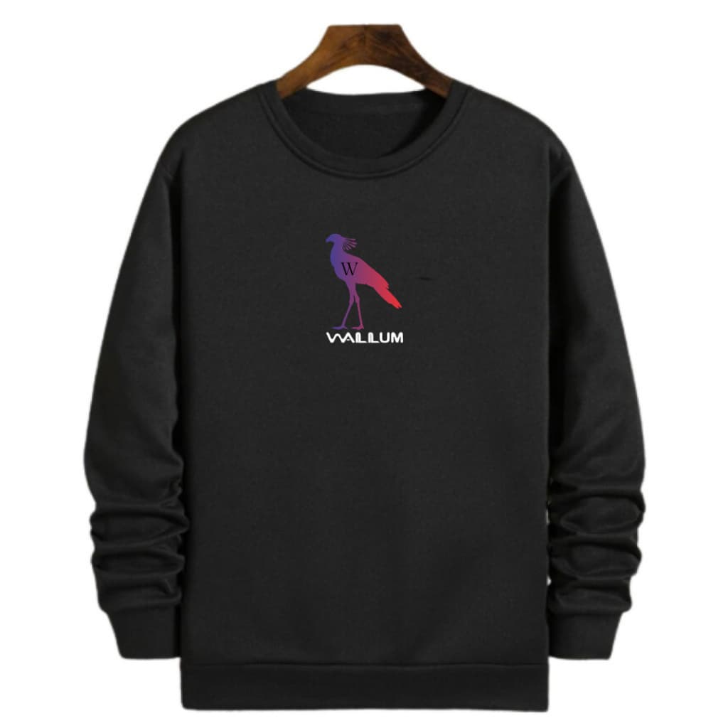 Moletom Masculino Wallum Sagitarius Blusa De Frio Gola Careca Sem Capuz Algoão Flanelado