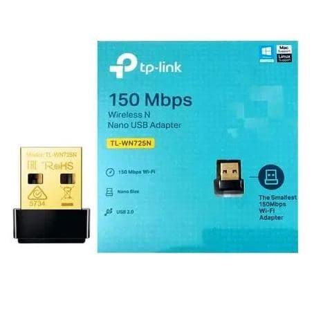 ADAPTADOR USB WIFI TP-LINK TL-WN725N NANO 150MBPS