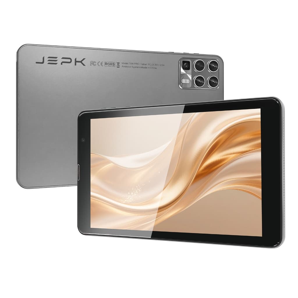 JEPK2026NOVO Tablet 8 Polegadas Android 14 | Teclado Bluetooth + Caneta Stylus