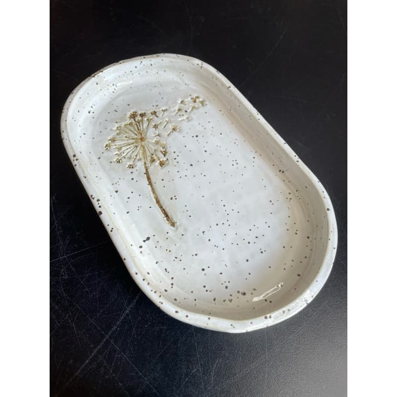 Prato Oval em Cerâmica Artesanal Feito à Mão | Ateliê Hauskunst