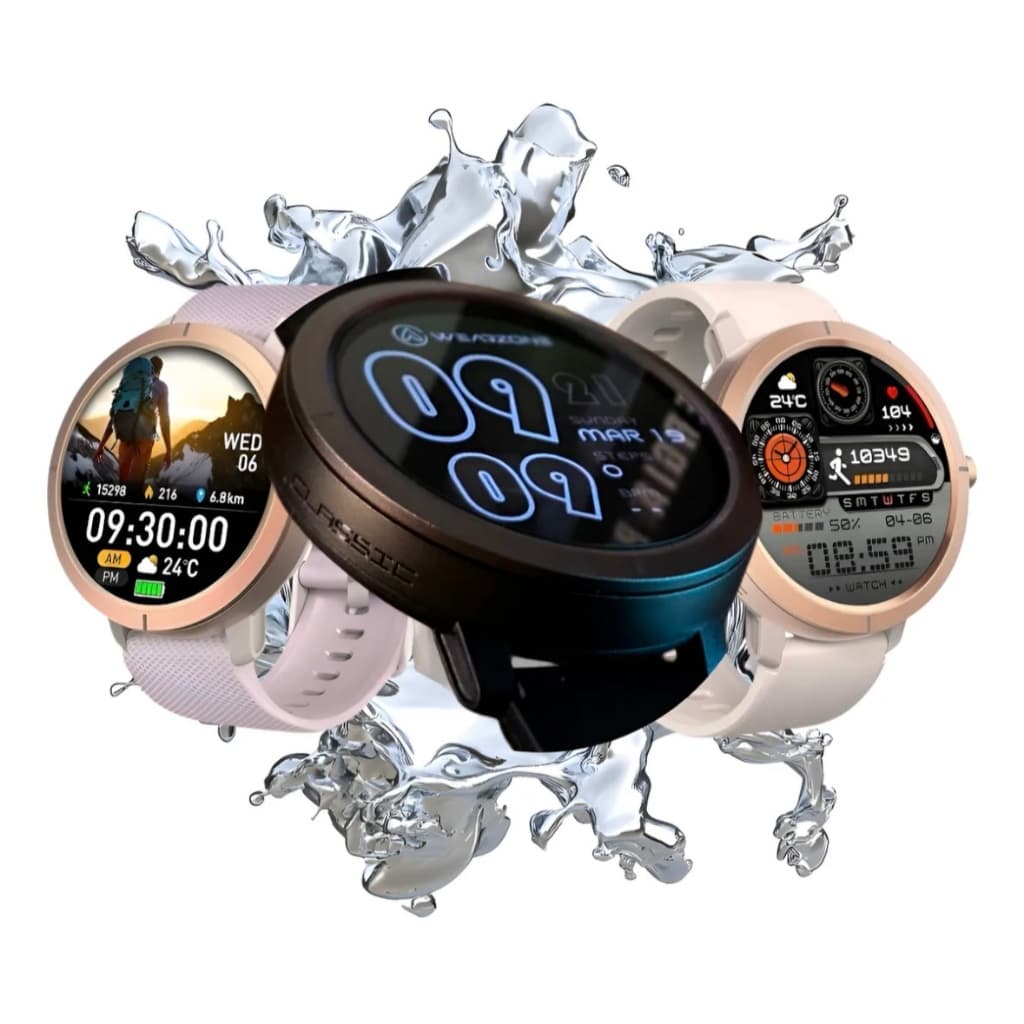 Smartwatch FLARE Original A Prova Dágua c/ Gps Strava Faz e Recebe Chamadas Amoled Foto na Tela 5ATM