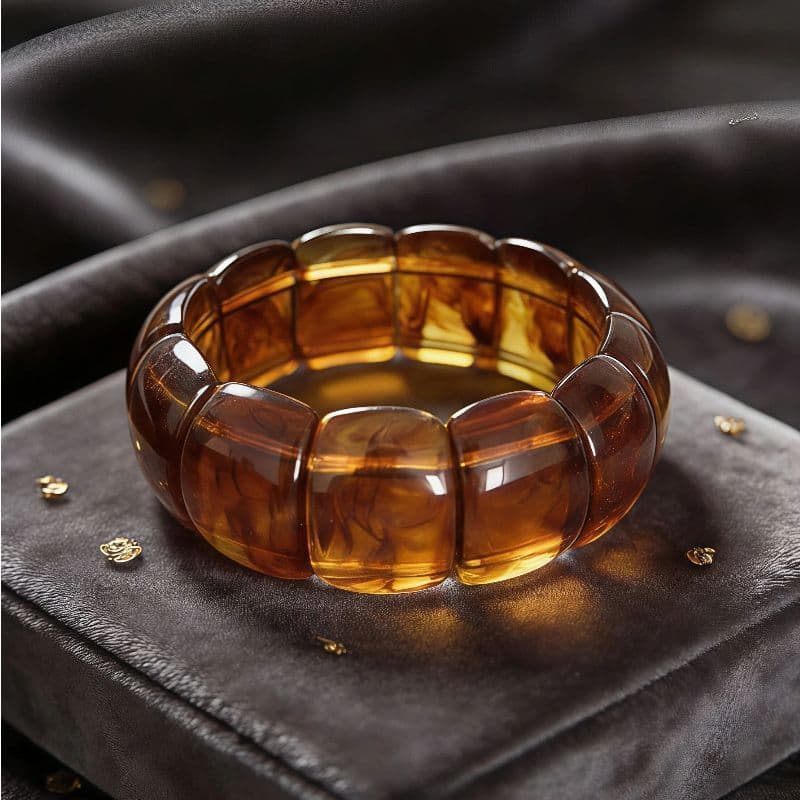 Brilho - Conjunto de Pulseiras de Pedra Acrílica | Estilo Natural 7-5