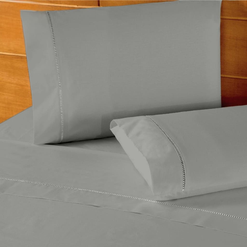 Jogo de Cama Classic 400 Fios com Detalhe em Ponto Palito – Macio e Sofisticado