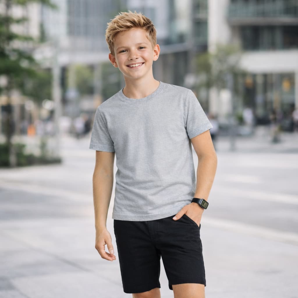 Camiseta Básica Masculina Infantil Juvenil - Passeio Escola Calor Verão