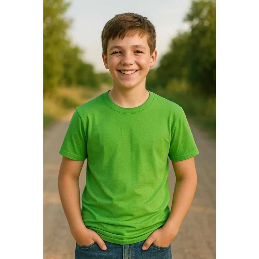 Camisa Infantil blusa Básica Lisa
