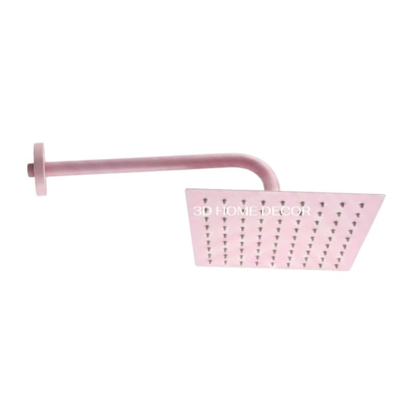 Ducha Fria Rosa Chuveiro Inox 40CM Ducha Fria Piscina Externa E Interna 20 CM Rosa Chuveiro