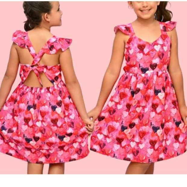 Vestido Infantil Menina luxo Estampado Brogueirinha colorido Alegre