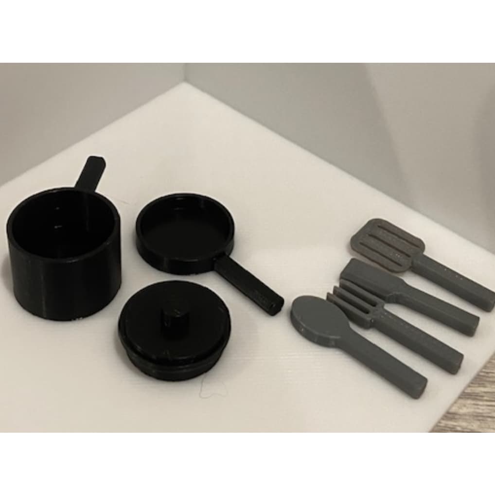 Muggora Jogo de Cozinha para Dummy 13 Acessórios Varias Cores