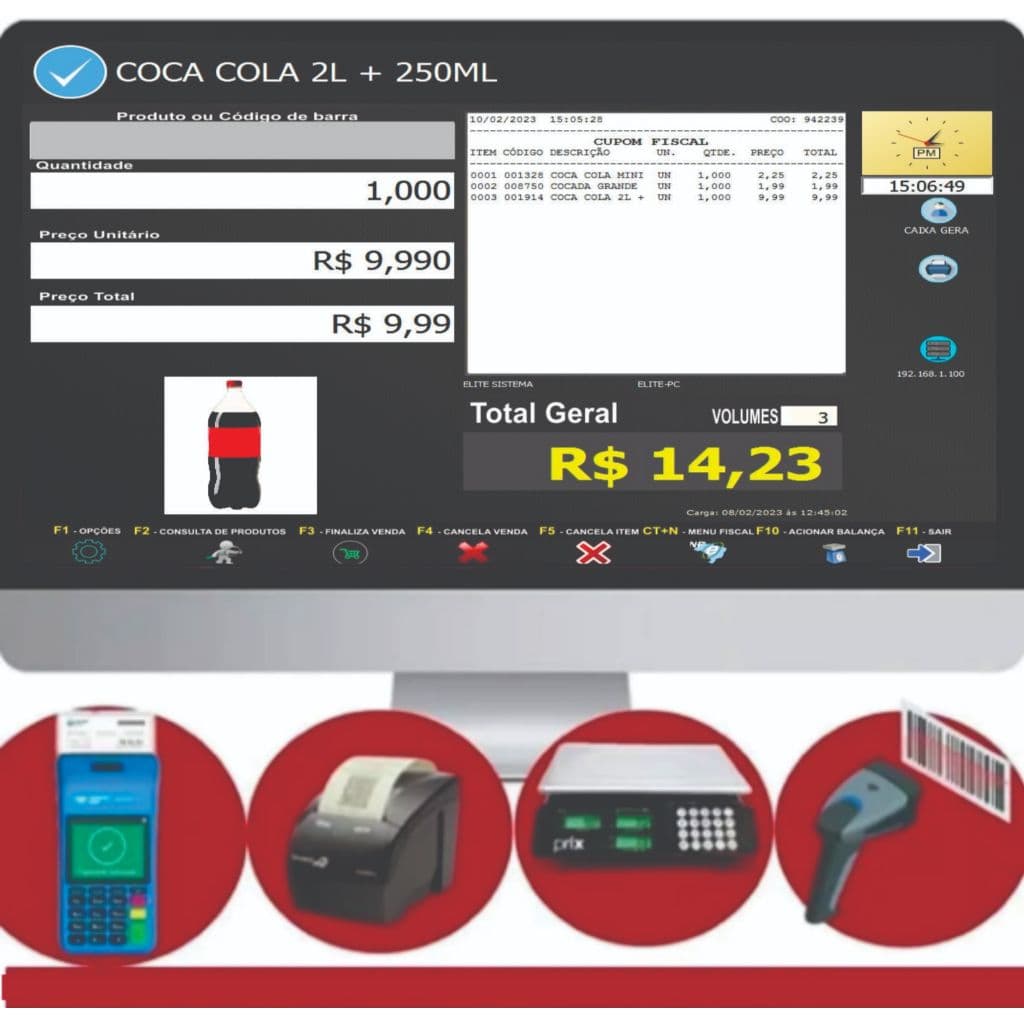 Pendrive Sistema  Programa para Mercado Padaria Lojas com fiscal nfe e nfce controle de caixa