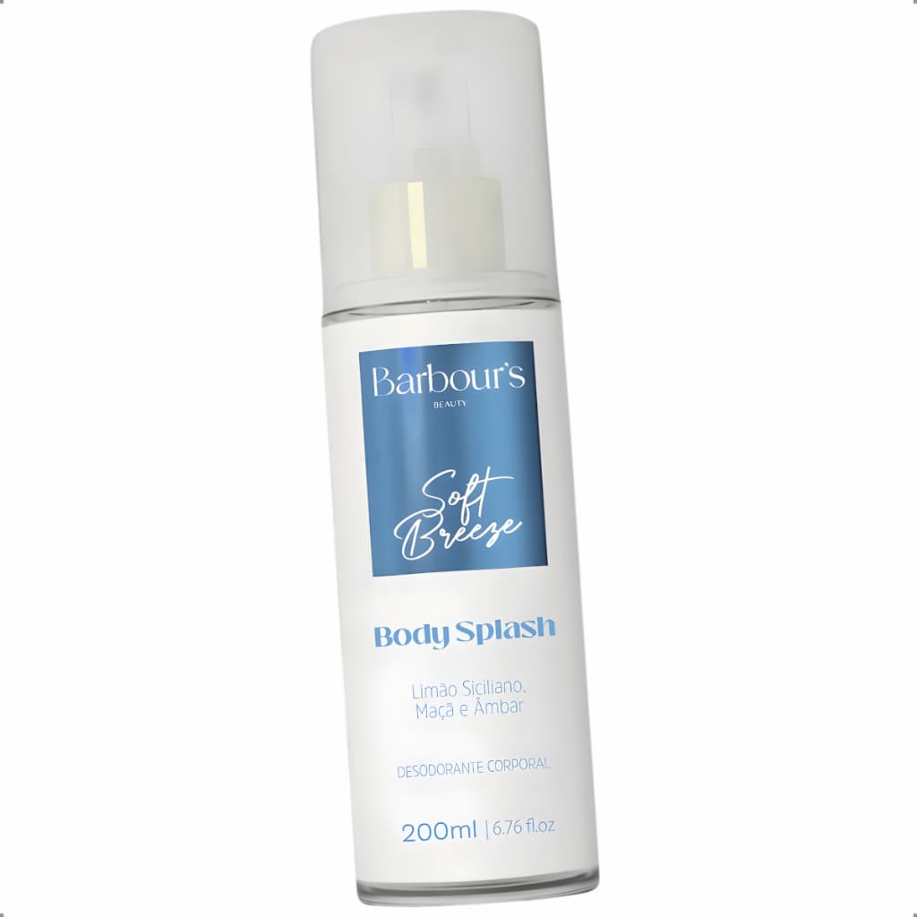 Body Splash Deo Colônia Corporal Soft Breeze Barbour's Beauty 200mL Pós Banho