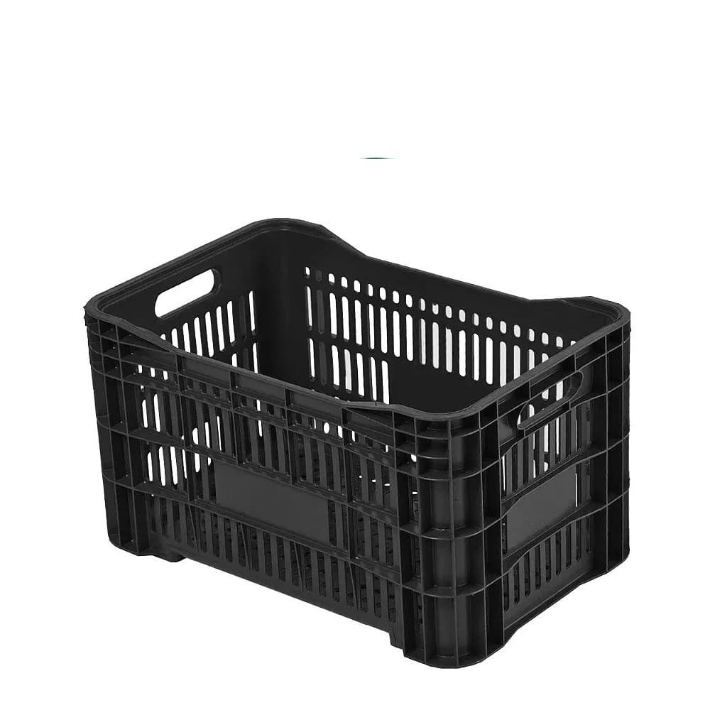 Caixa Plástica Empilavel  Horti Frutti Preta 20kg 52 Litros