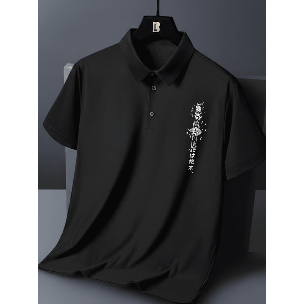 Camisa Camiseta Gola Polo Masculino Malha Piquet Alta Qualidade Katana StreetWear