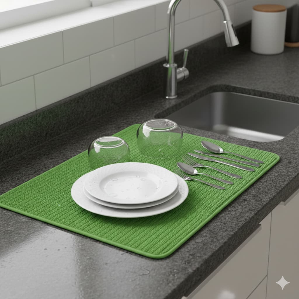 Tapete Pia Aparador de Louças Compacto Alta Absorção 50x38cm Estampado -Wincy