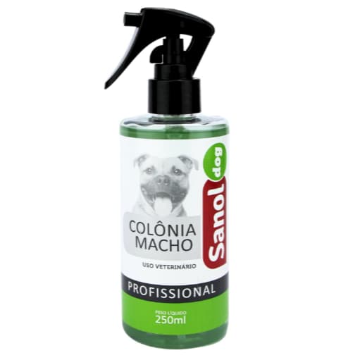 Colônia Para Cães e Gatos Macho 250ml Amadeirada Sofisticada Kaiak Sanol Dog - Pós Banho
