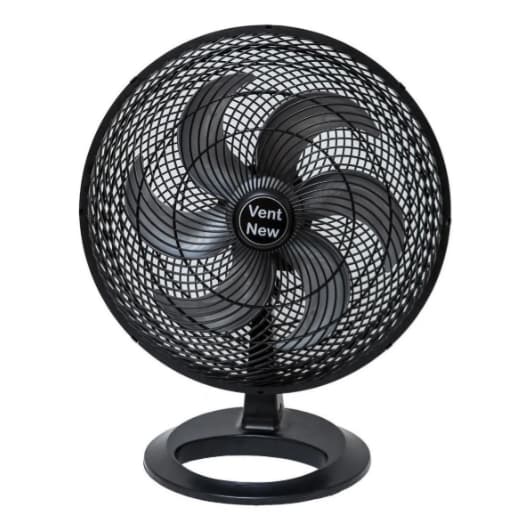 Ventiladores Oscilante Mesa Vent New 50cm Prata - Bivolt 50 Cm Cinza-escuro 127/220v Preto Plástico 6