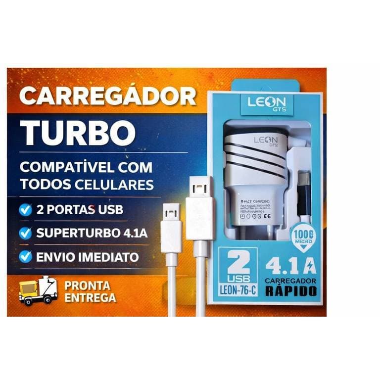 Carregador Tipo C Turbo Multi entradas CarregadorTurbo