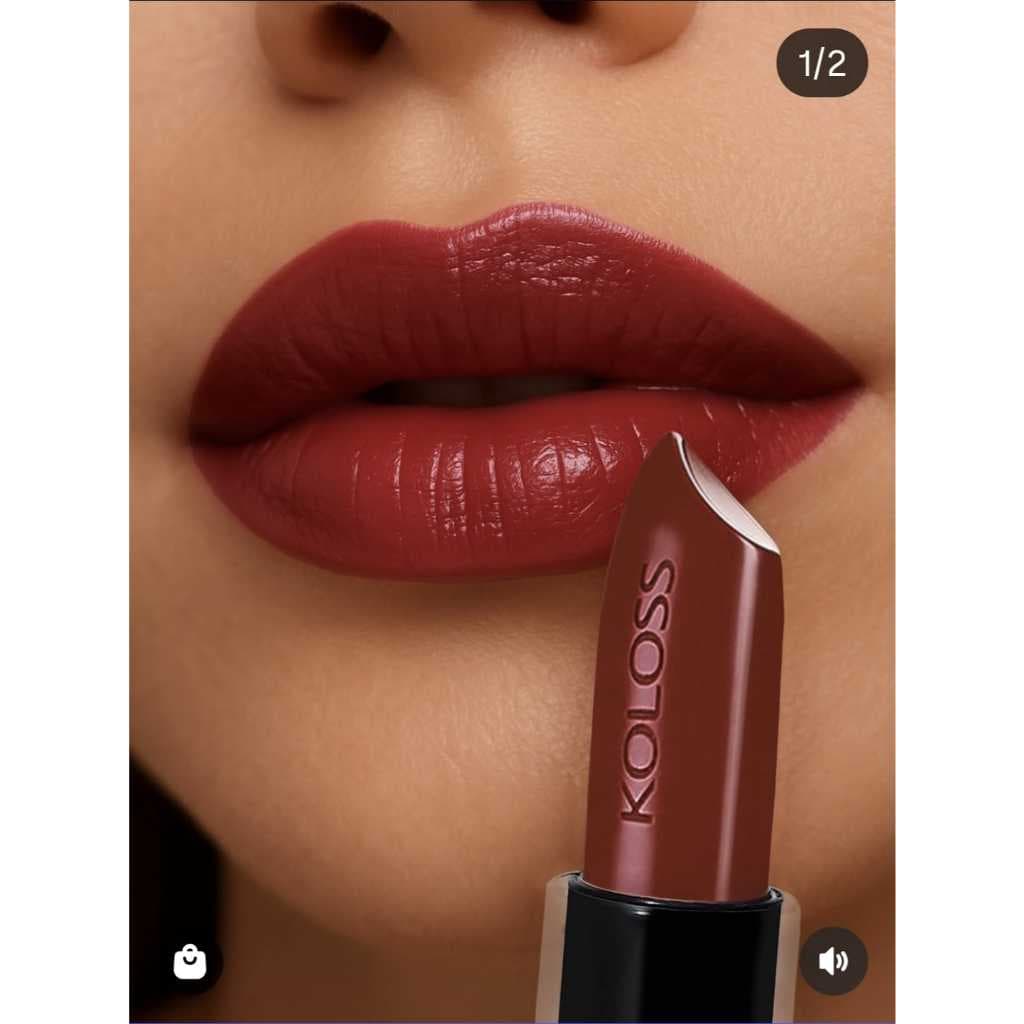 KOLOSS Batom LIPSTICK 118 VINHO CREMOSO-  Hidratante Alta Cobertura