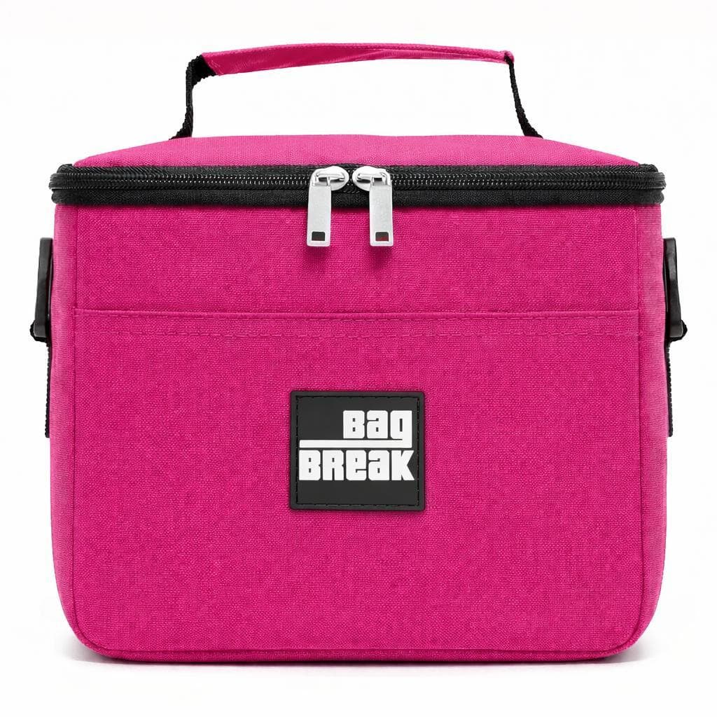 Bolsa Térmica De Dieta Fitness Porta Marmita Bag Break Lancheira Térmica Reforçada para Refeições Trabalho Academia