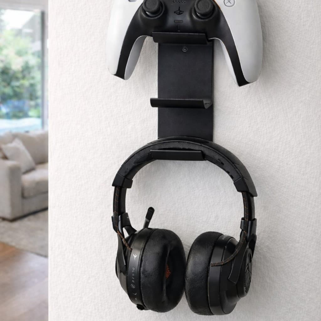Suporte De Parede Para Controles E Headset De Xbox Ps4 Ps3