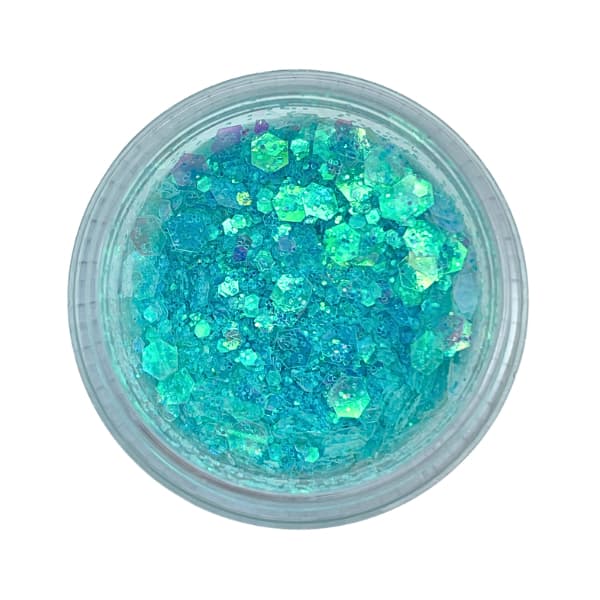 Glitter Super Flocado e Fino Holográfico 4g - Verde Tiffany