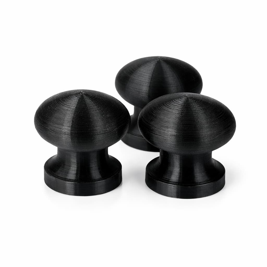 Kit Puxadores Plástico ,Gaveta Armário Porta e Móveis Puxador Redondo Resistente Guarda Roupa Cômoda
