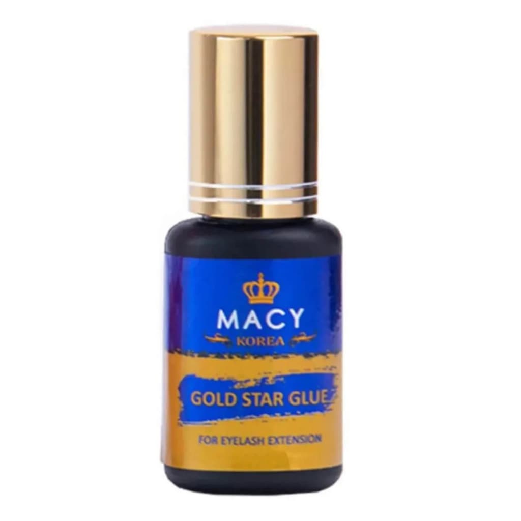 Cola Para Cilios Lasher Gold Star Glue 3ml Secagem Rápida Alta Extrema Duração