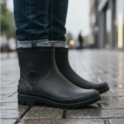 Bota Galocha Grendene Impermeável Cano Curto 3/4