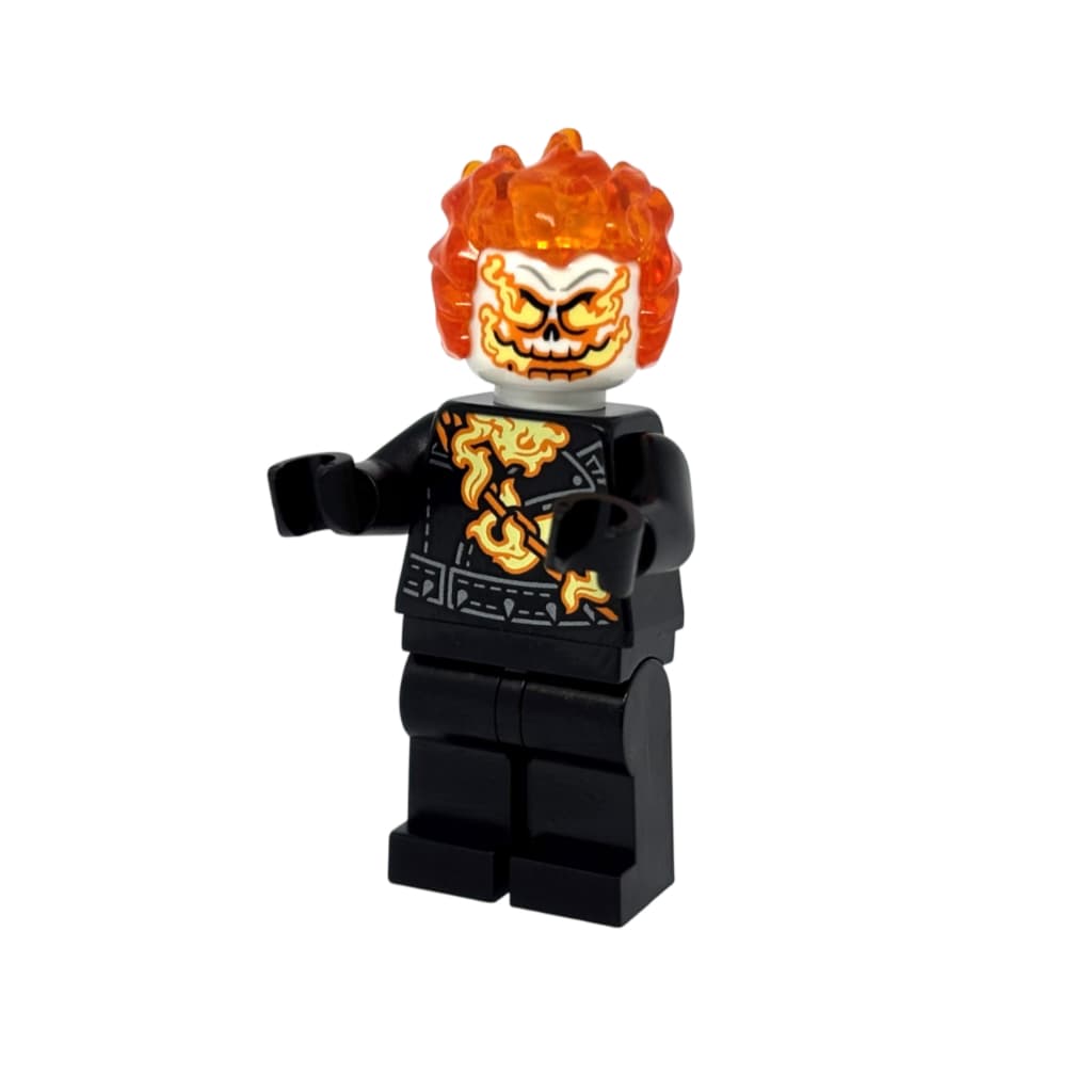 Lego Marvel Ghost Rider - Motoqueiro Fantasma - Minifigura Boneco Original